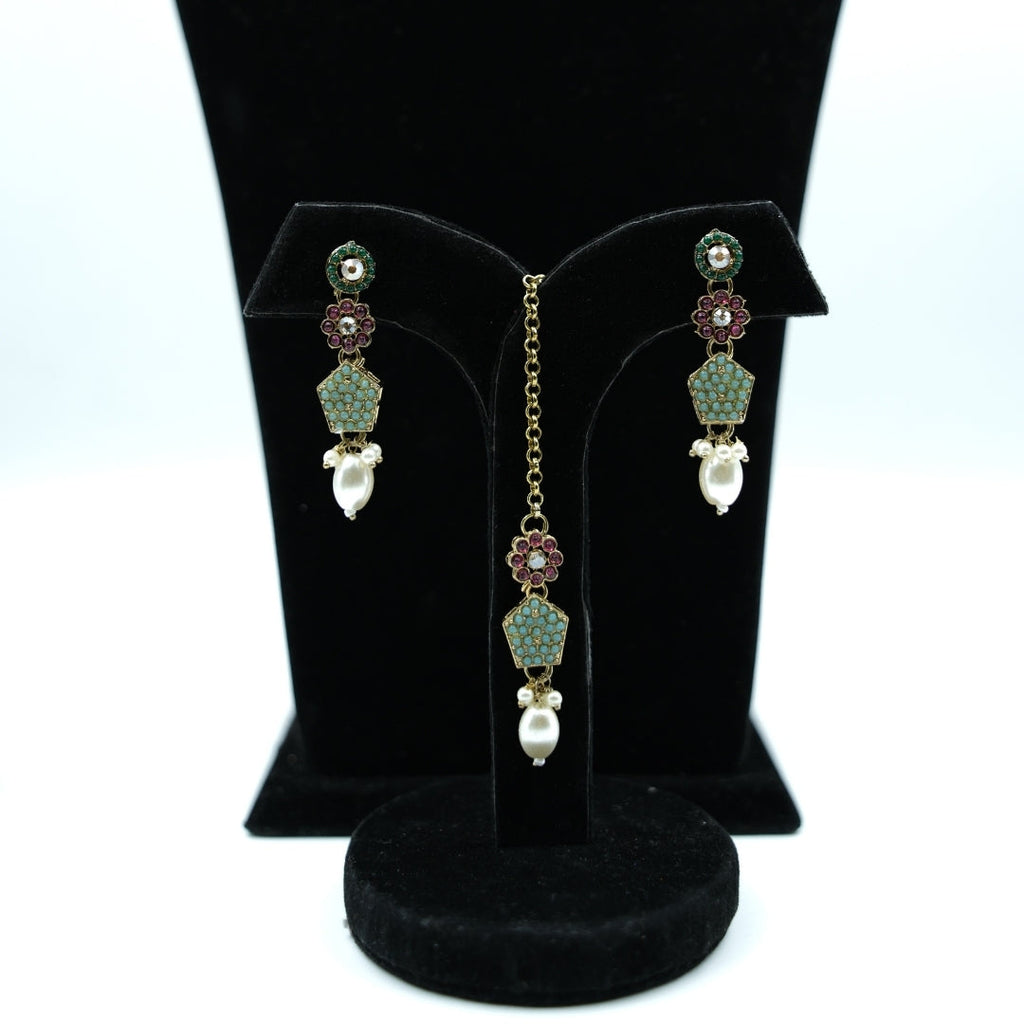 Royal Pastel Pearl Choker Set