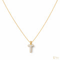Gold 'T' Initial Necklace