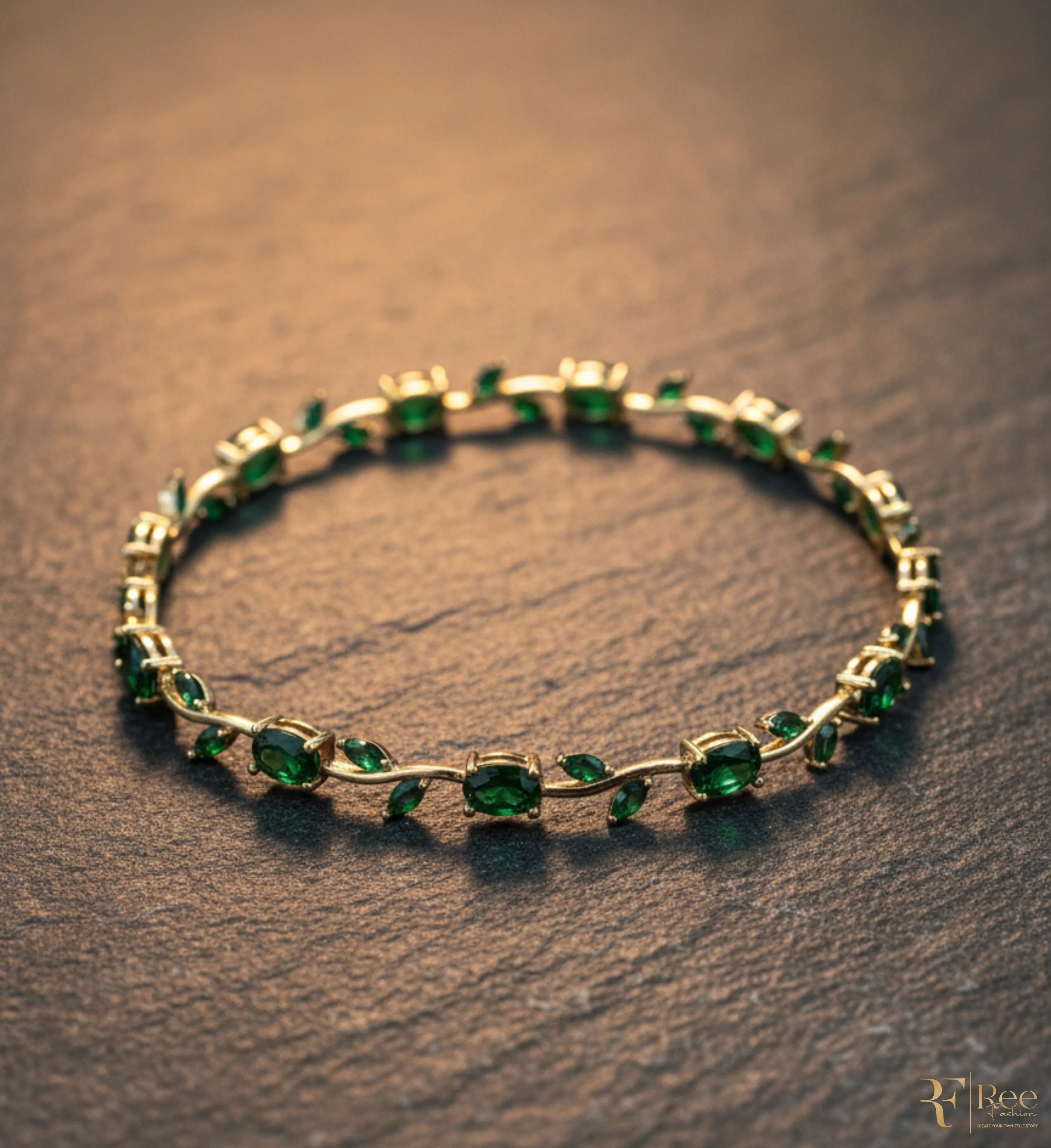 Emerald Glow Bracelet