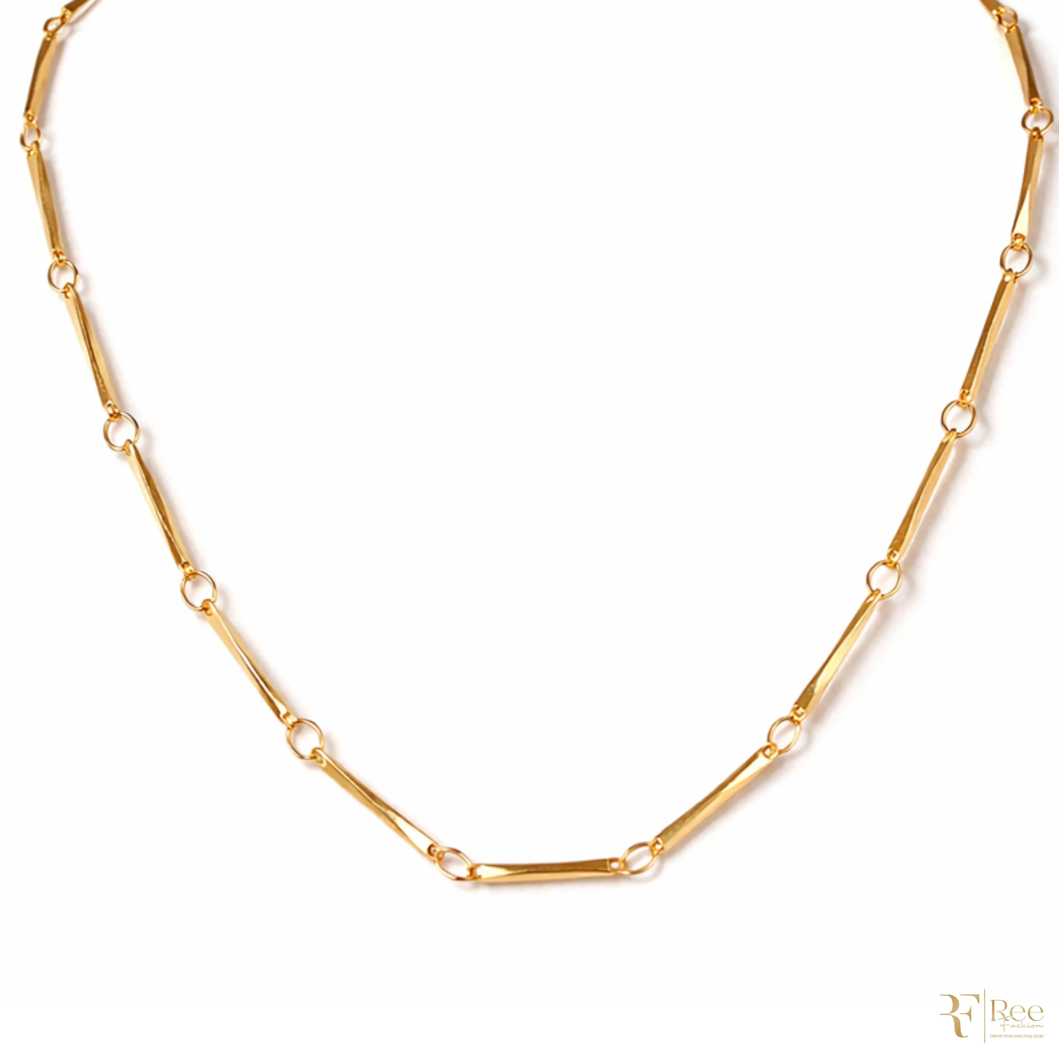 Gold Bar Link Chain