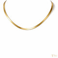 Gold Herringbone Flat Chain