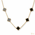 Onyx Multi-Clover Necklace