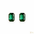 Royal Green Crystal Studs