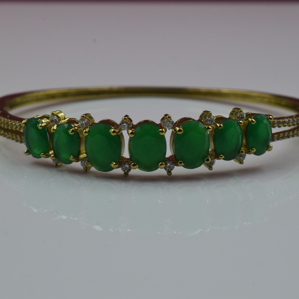 Emerald Grace Gold Bracelet