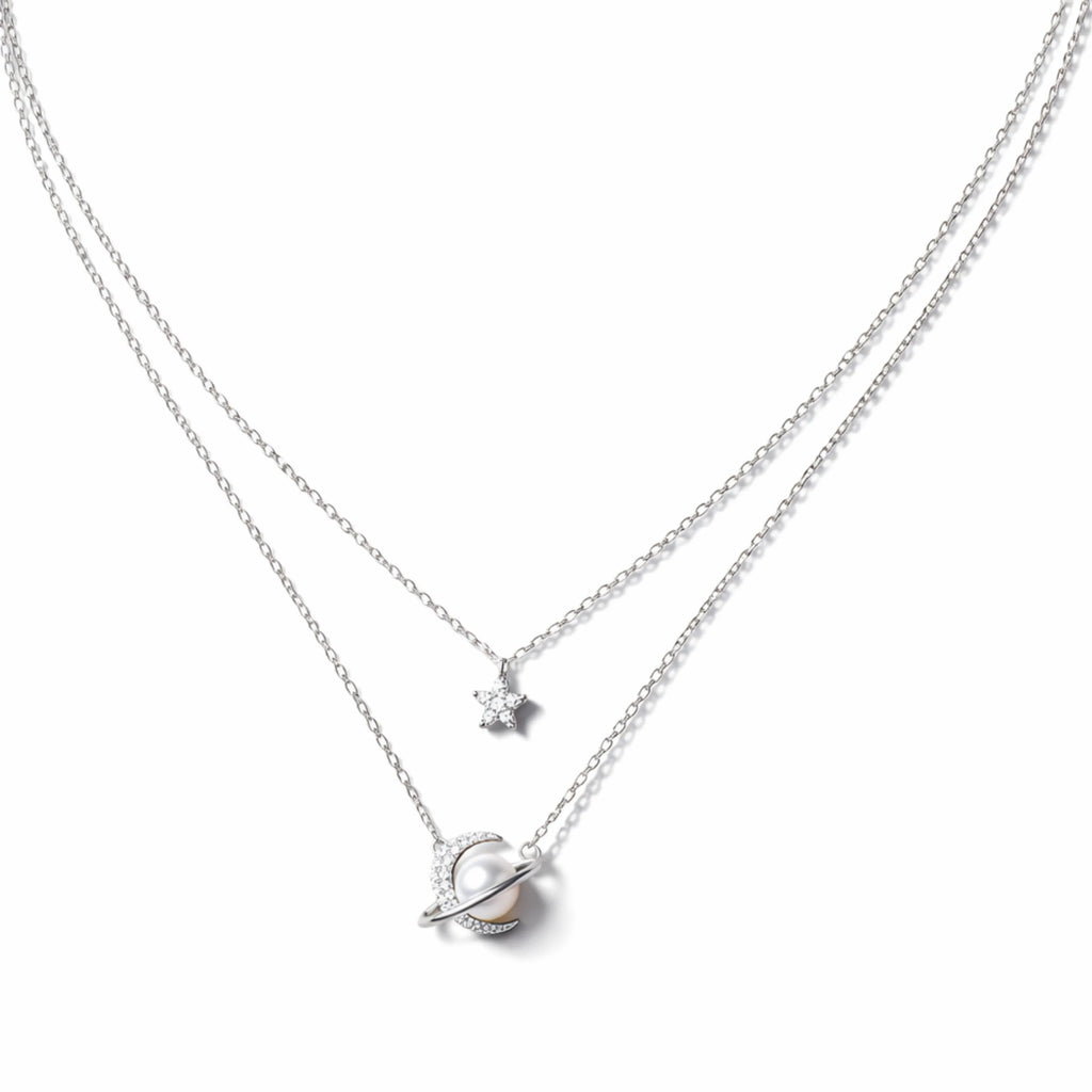 Luxury Diamond Crown Necklace Set