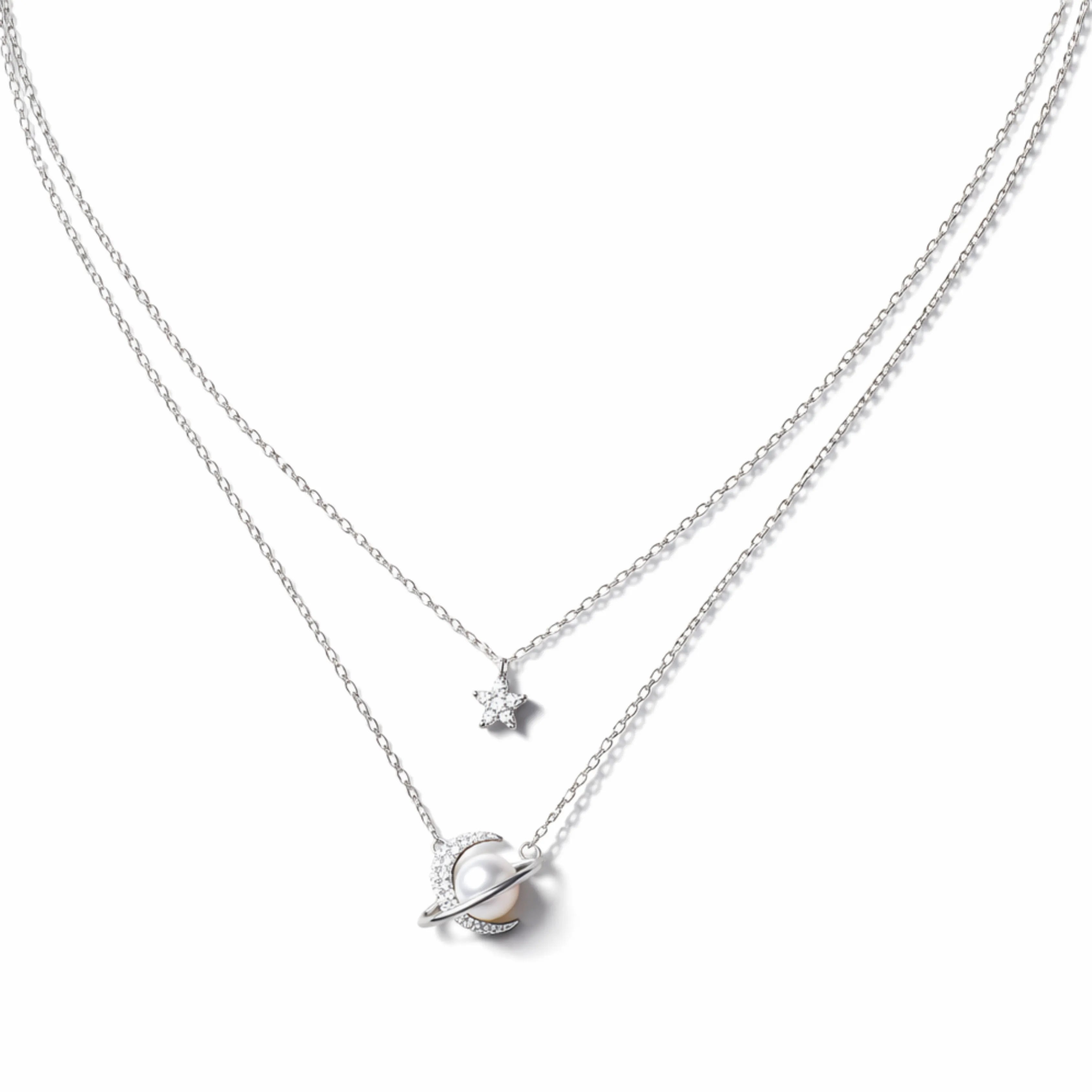 Luxury Diamond Crown Necklace Set