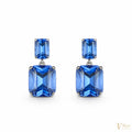 Sapphire Glow Drop Earrings
