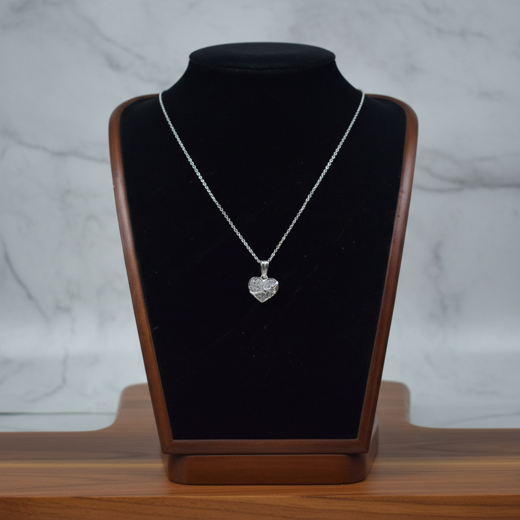 Eternal Spark Heart Pendant