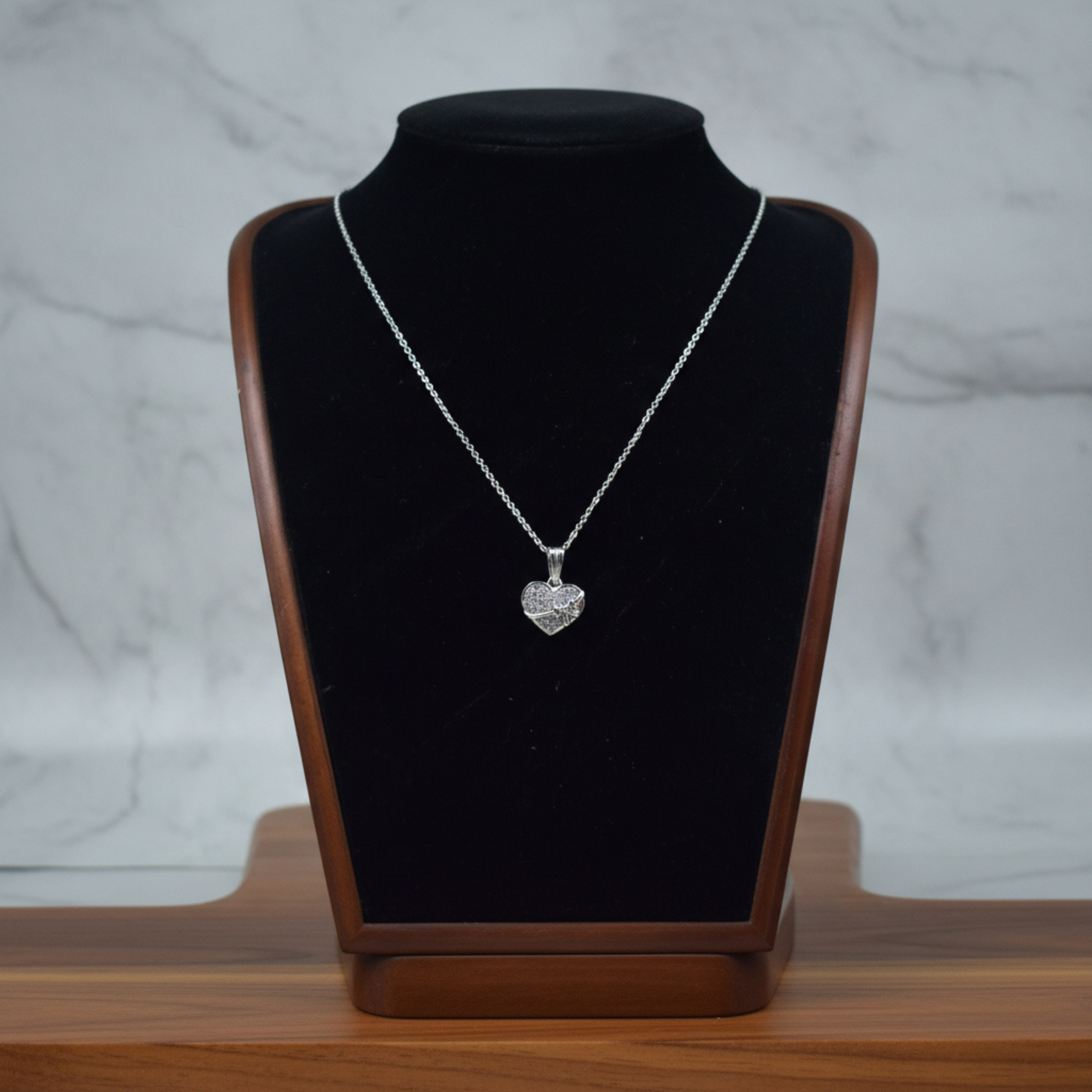 Eternal Spark Heart Pendant