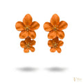 Sunset Bloom Floral Earrings