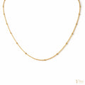 Gold Dainty Beaded Snake Chain