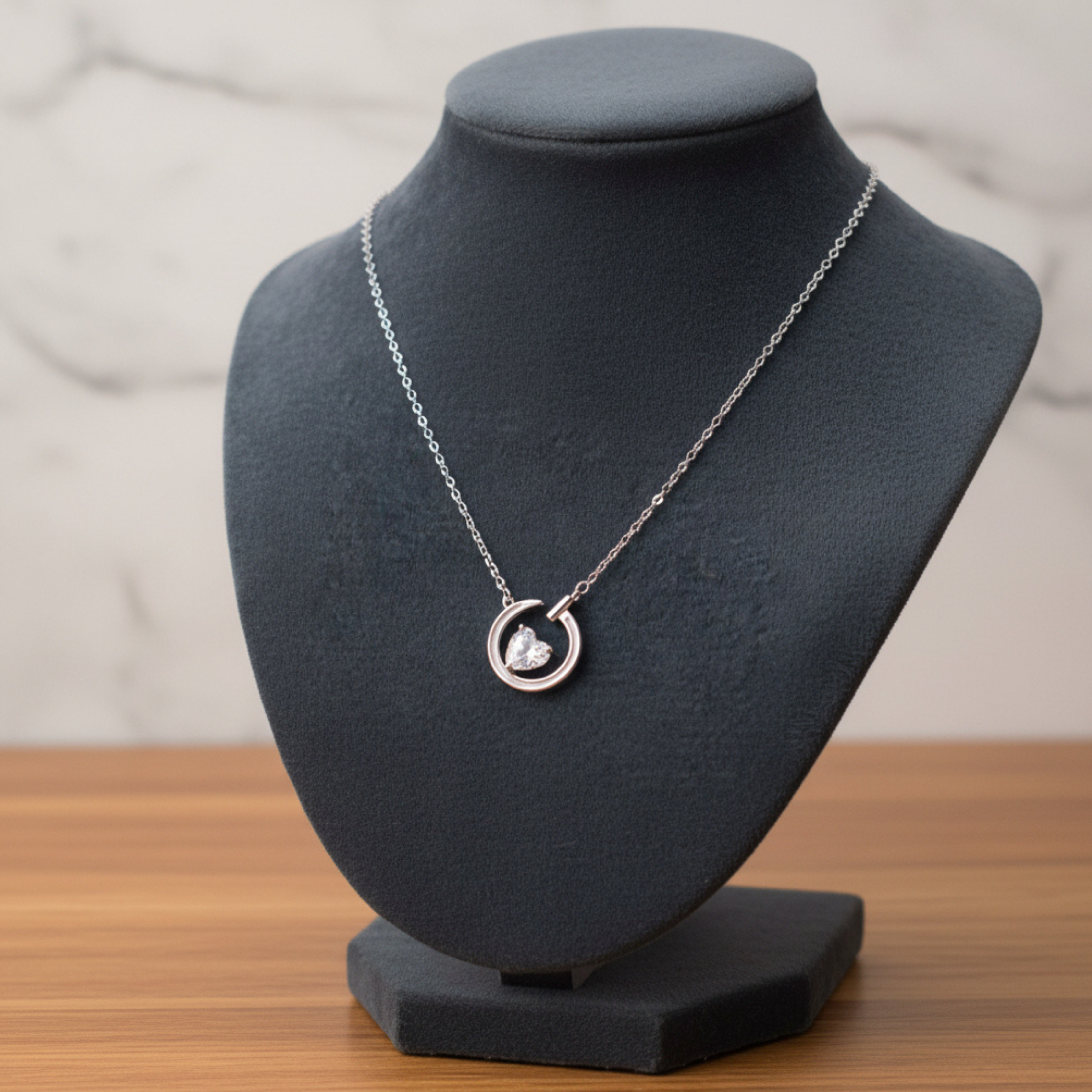 Eternal Heart Loop Pendant