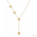 Gold Multi-Heart Y-Necklace