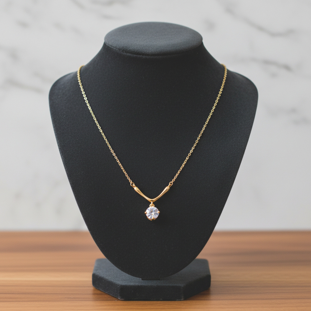 Golden Solace Drop Pendant