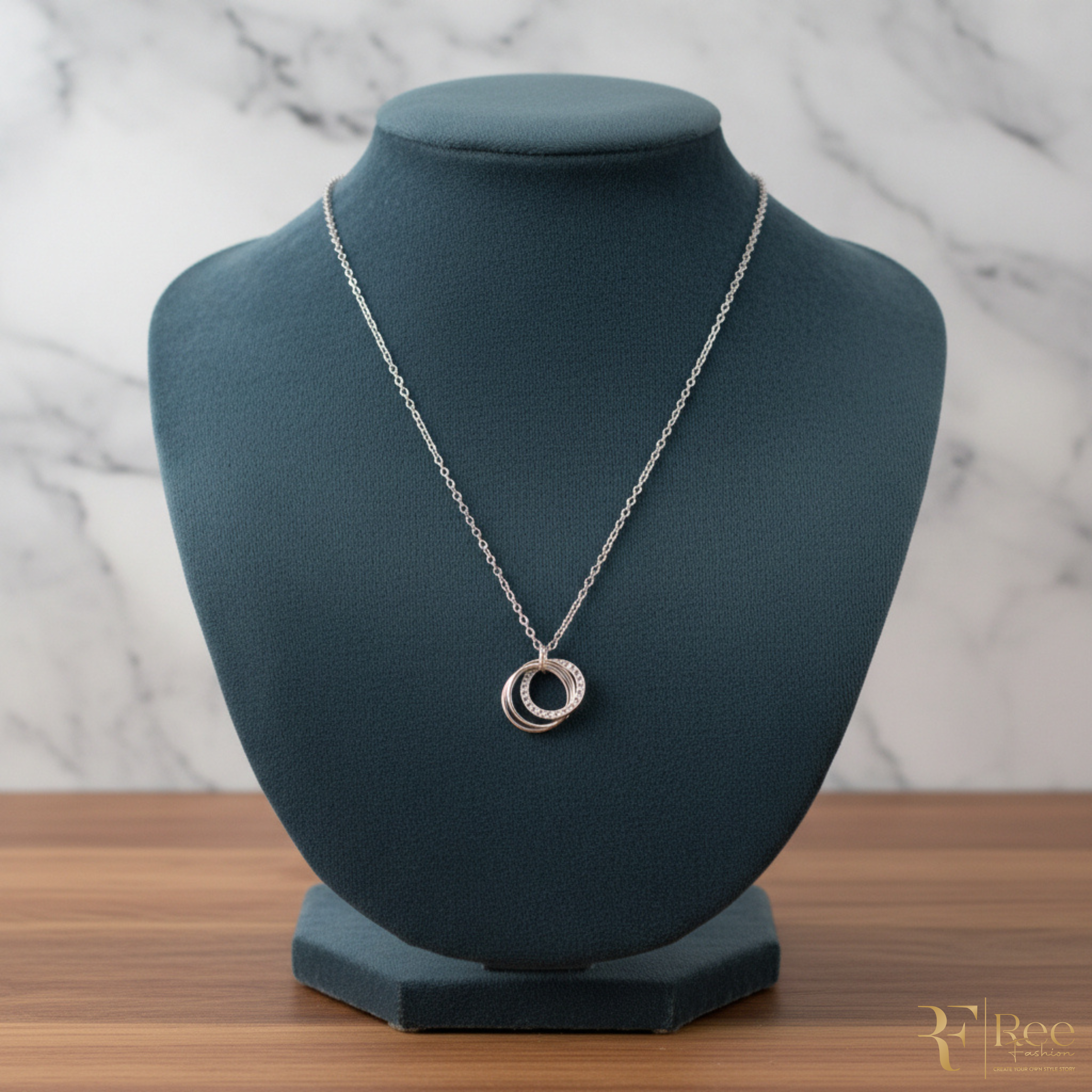 Eternal Duo Circle Pendant