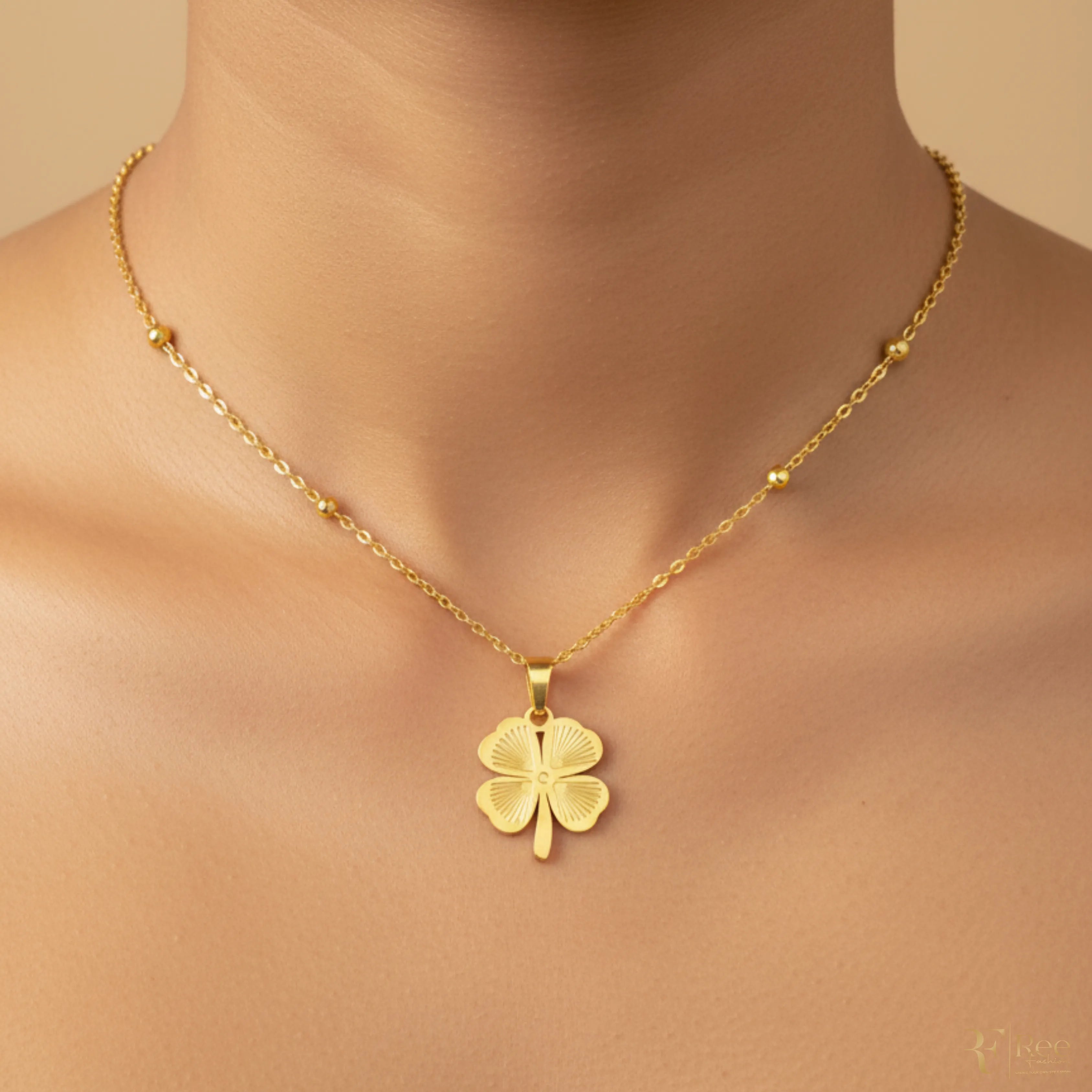 Gold Initial Necklace