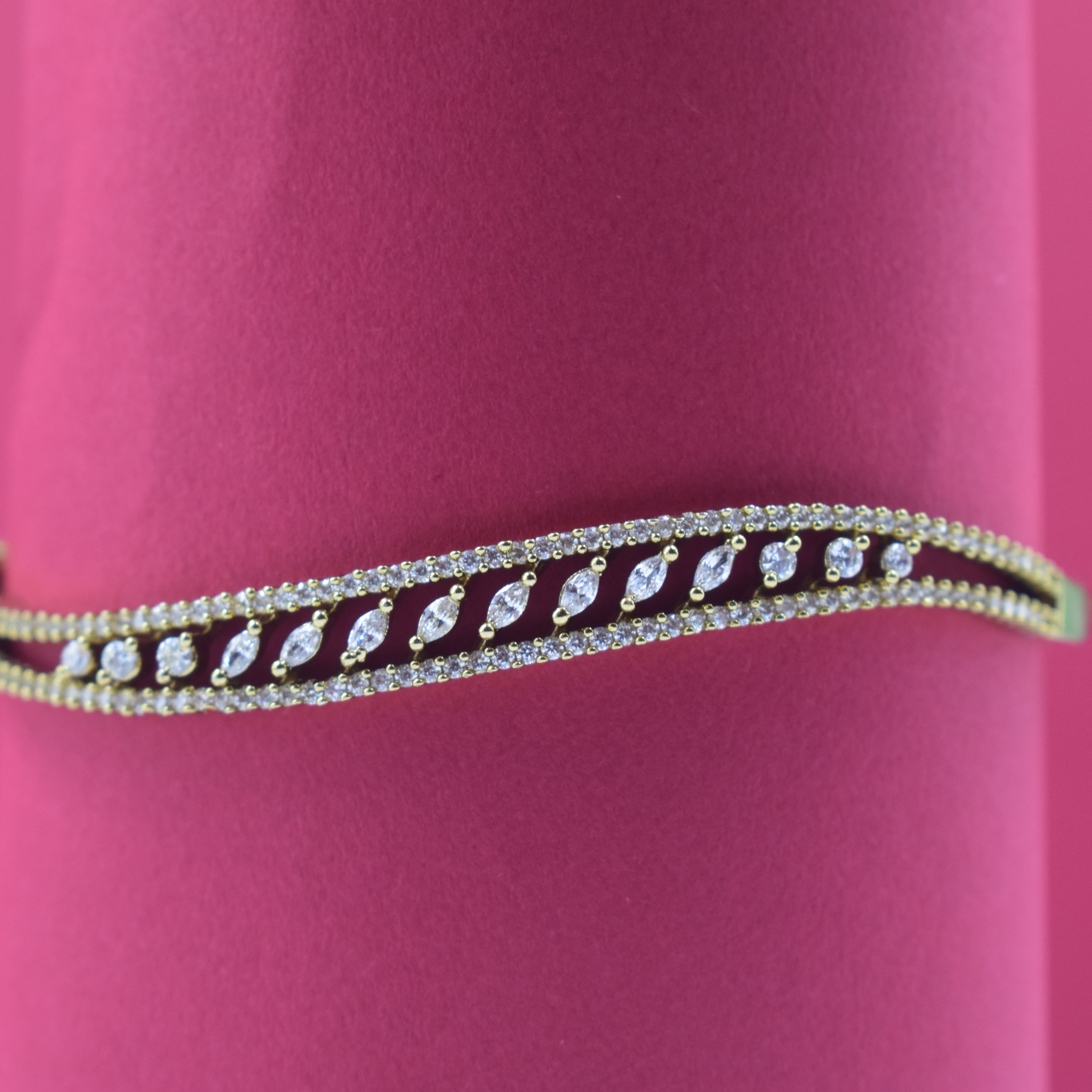 Grace Line Diamond Bracelet