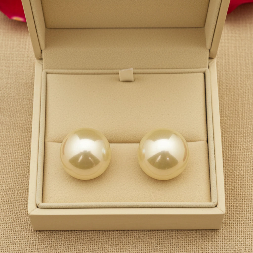 Classic Pearl Stud Earrings