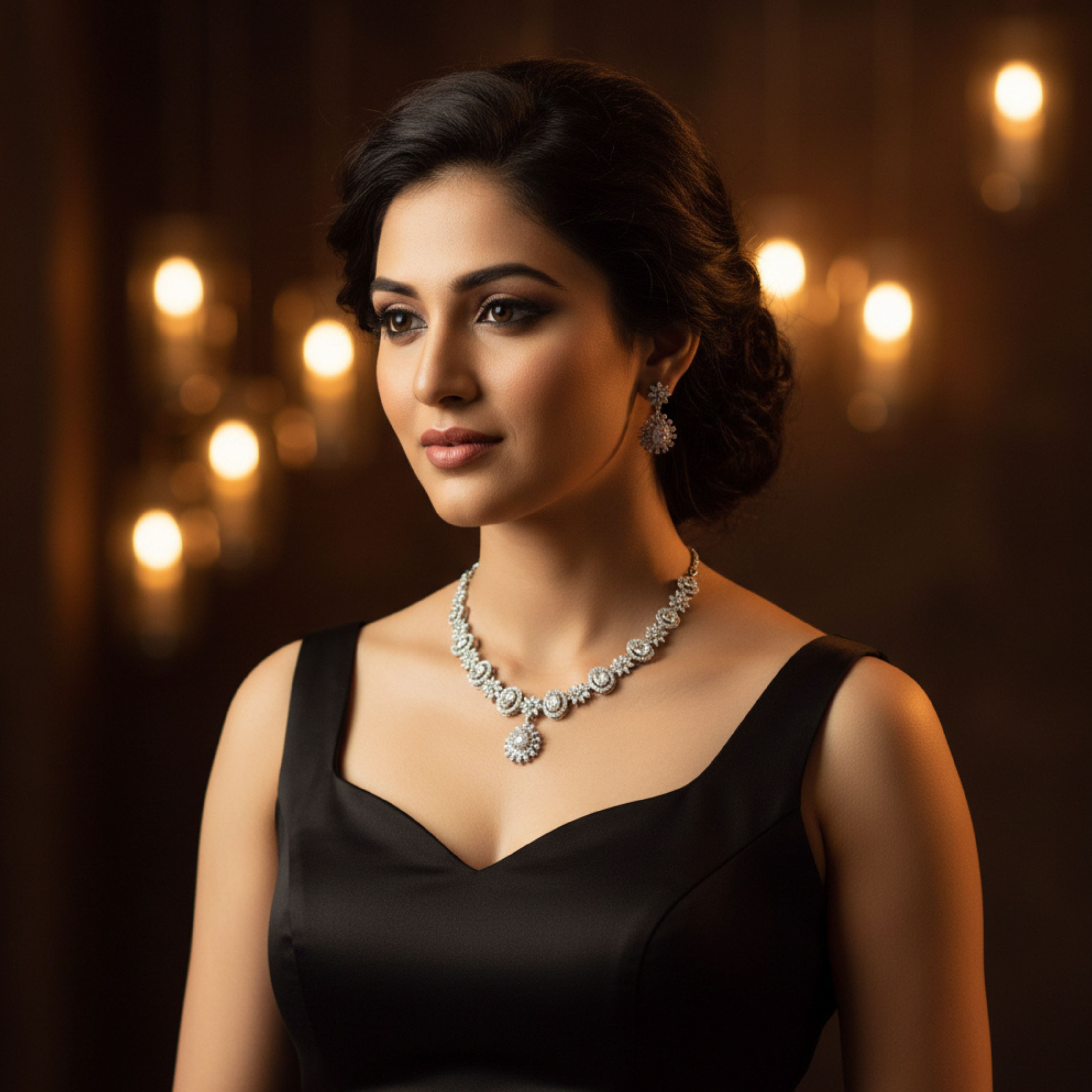 Ethereal Diamond Grace Necklace Set