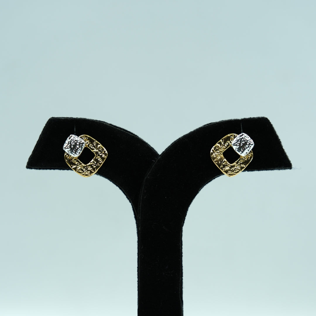 Golden Ember Studs