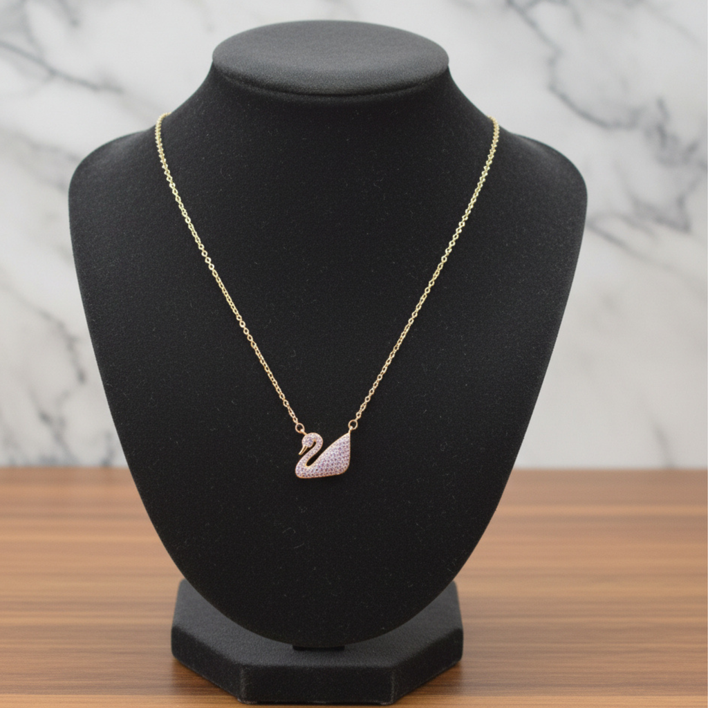 Swan Grace Crystal Pendant