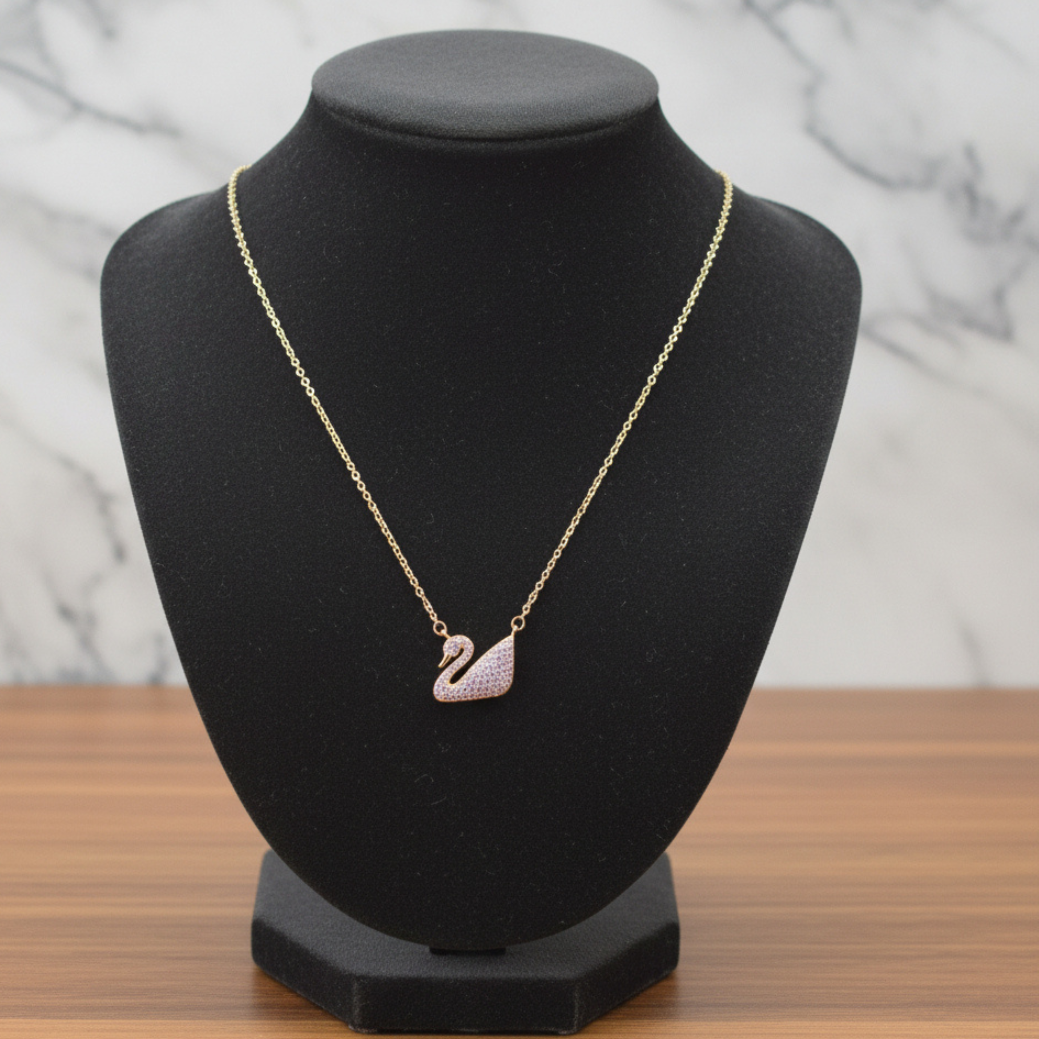 Swan Grace Crystal Pendant