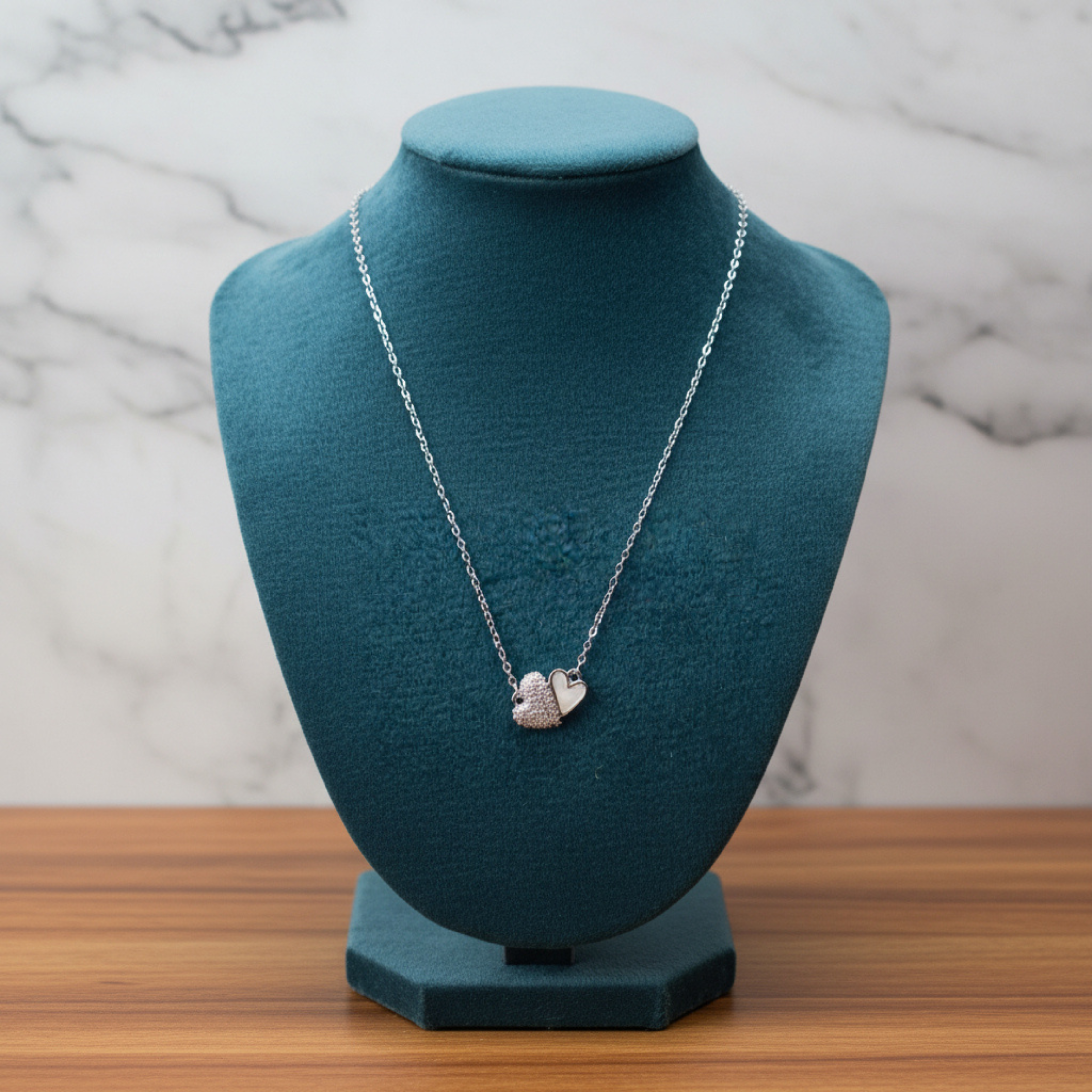Twin Heart Spark Pendant
