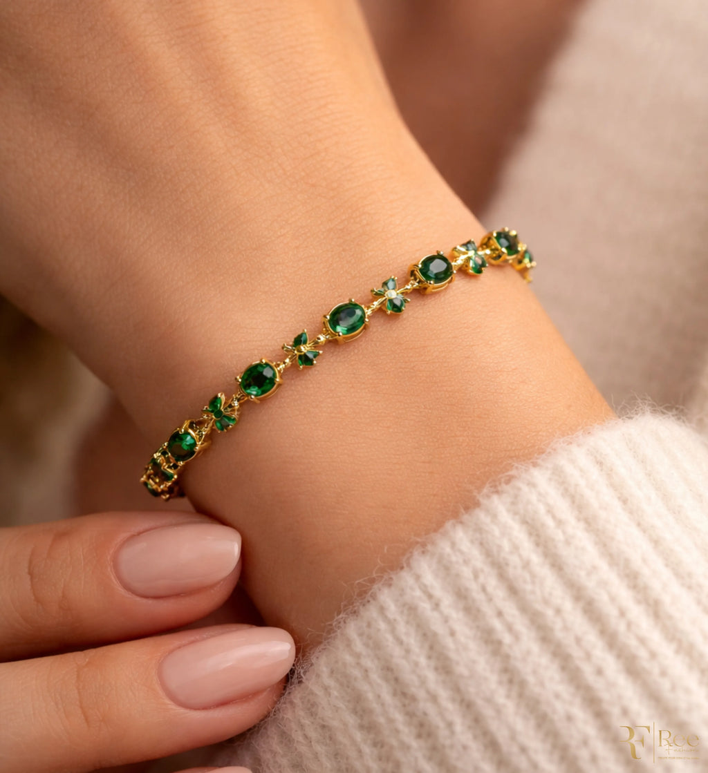Emerald Glow Bracelet