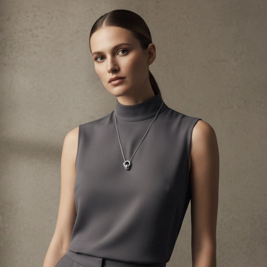 Elegant Pearl Drop Chain Necklace