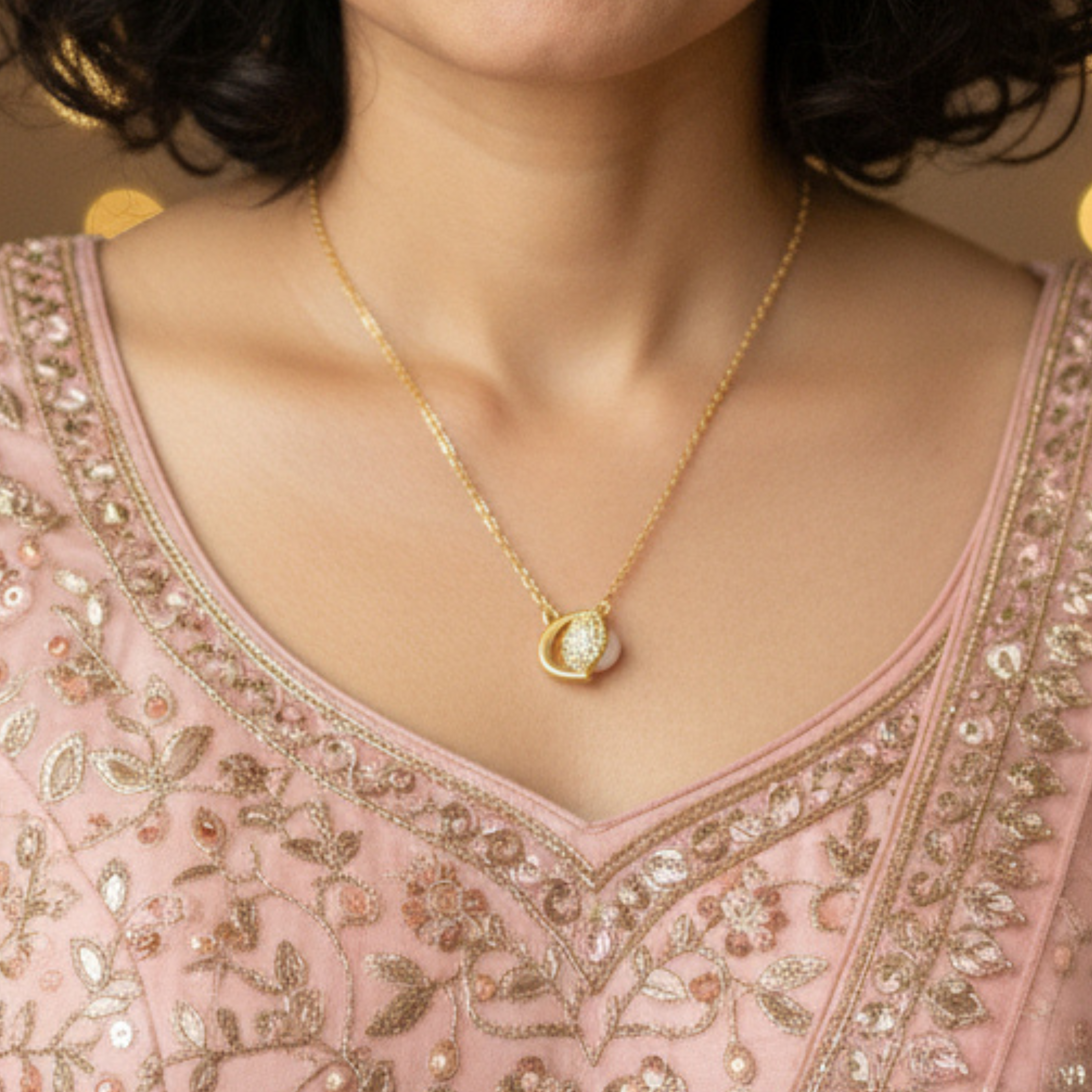 Luna Glow Heart Pendant