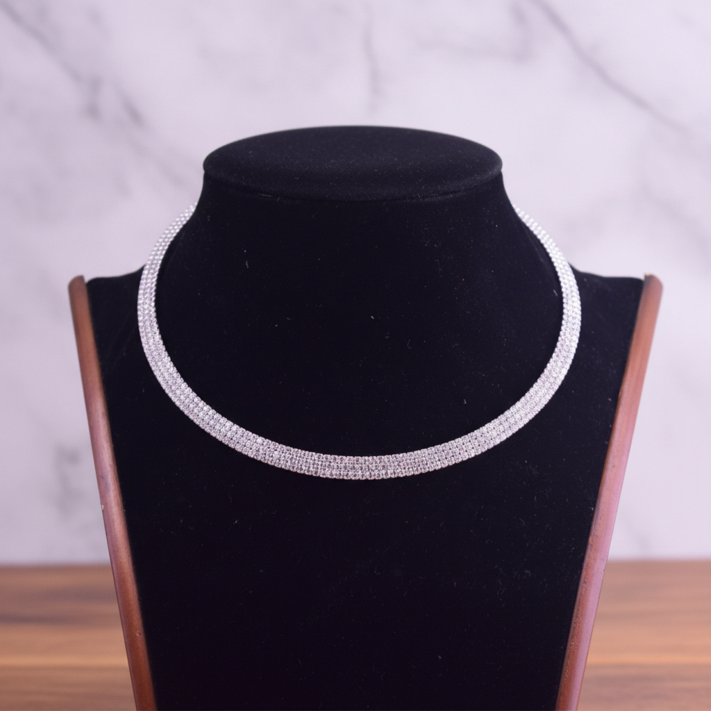 Classic Crystal Tennis Necklace