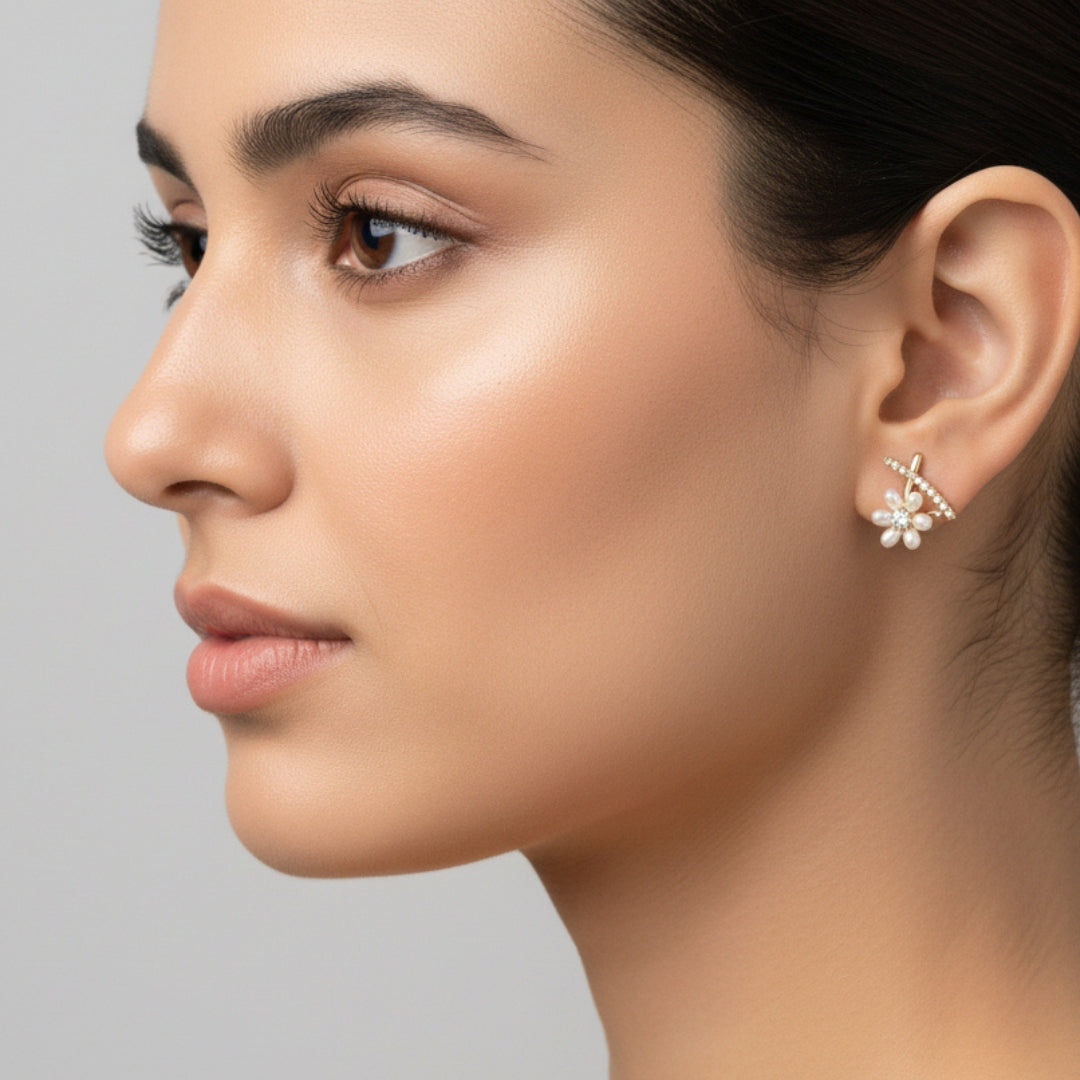 Pearl Bloom Studs