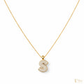 Gold 'S' Initial Necklace