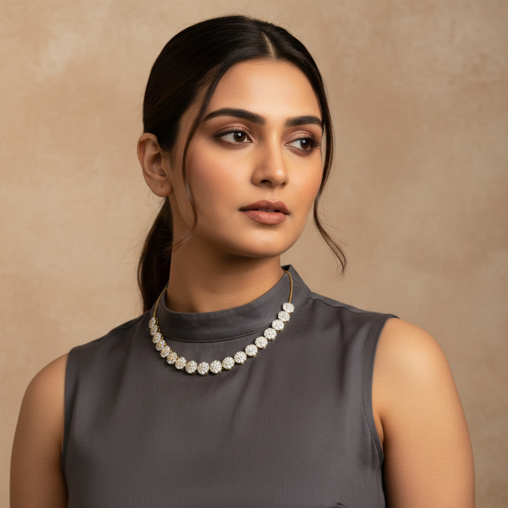 Royal Bloom Diamond Necklace
