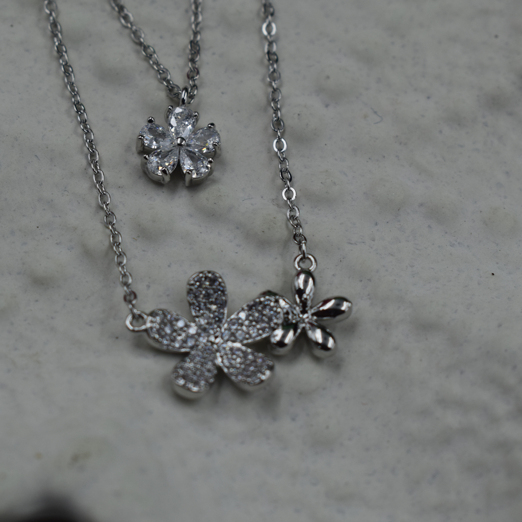 Silver Blossom Trio Pendant