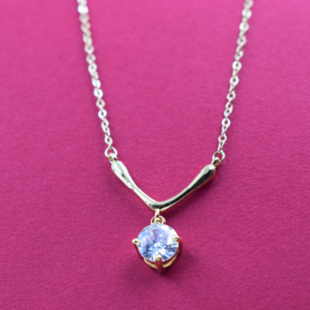 Golden Solace Drop Pendant