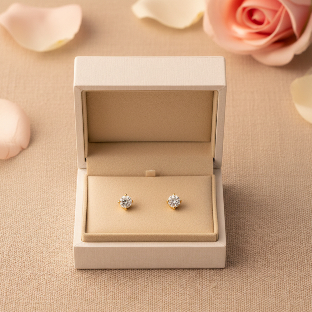 Rosé Timeless Spark Studs
