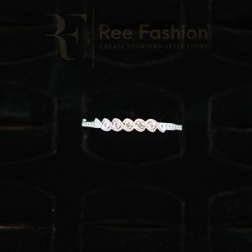 Crystal Elegance Infinity Bangle