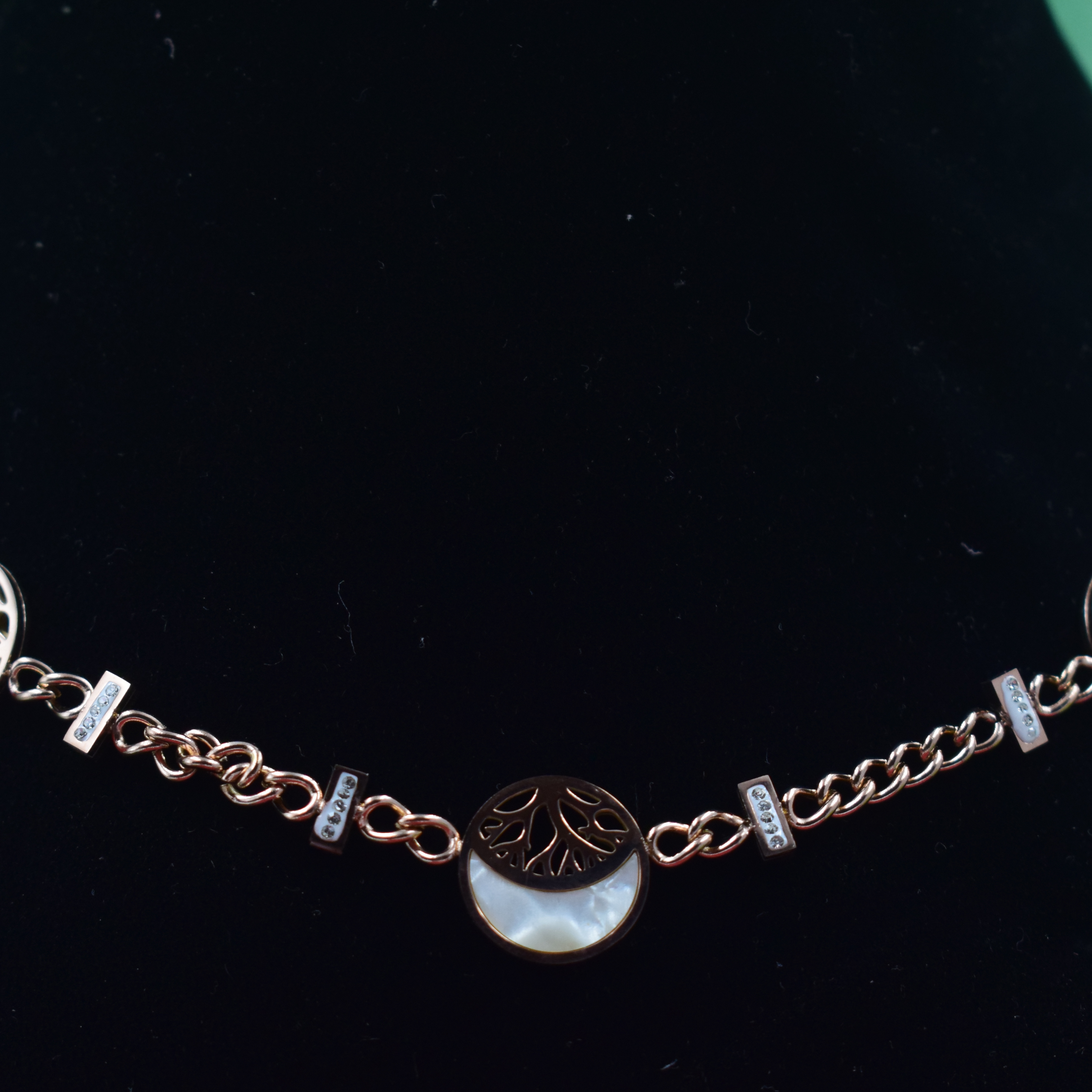 Rose Aura Charm Necklace