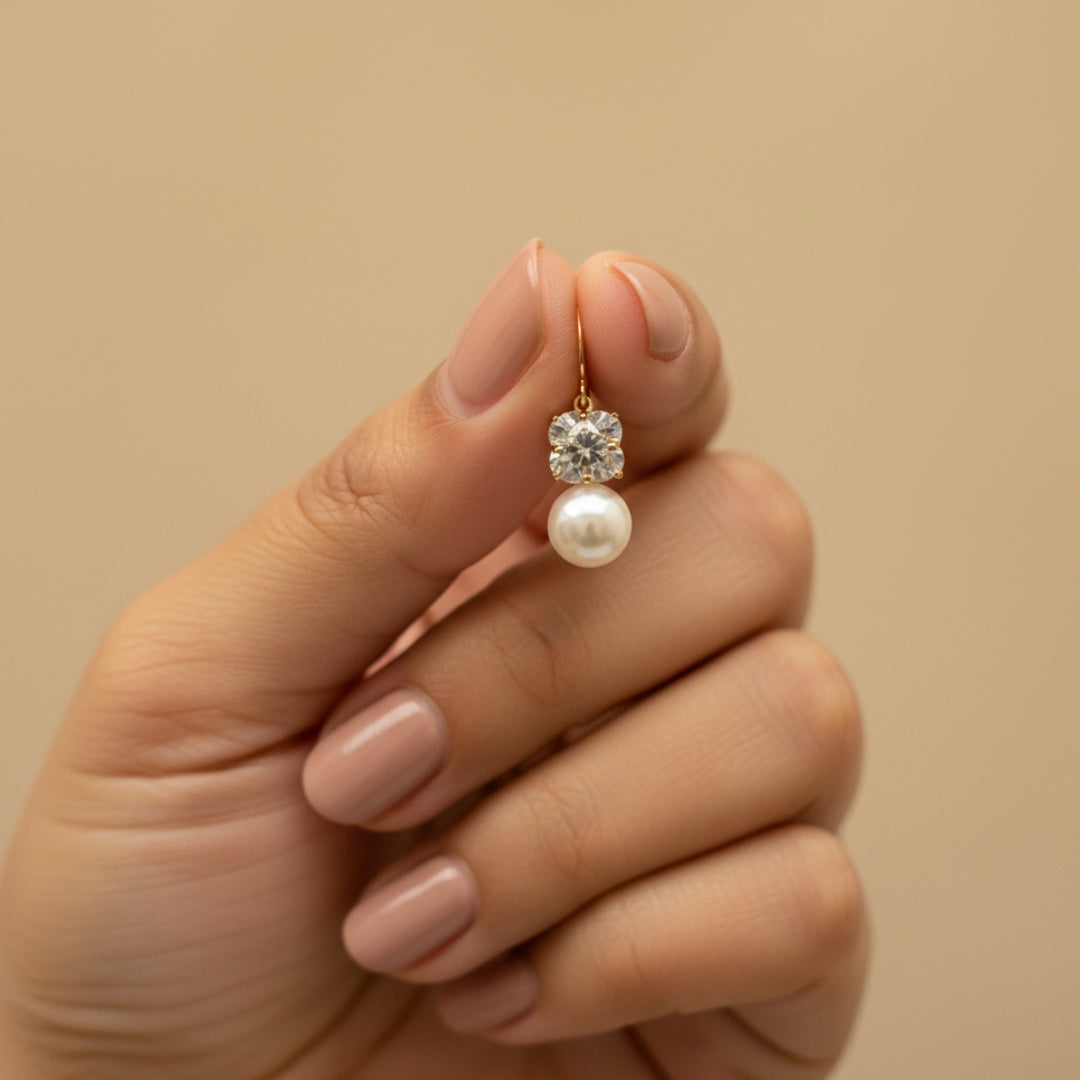 Pearl Lumière Drop Earrings