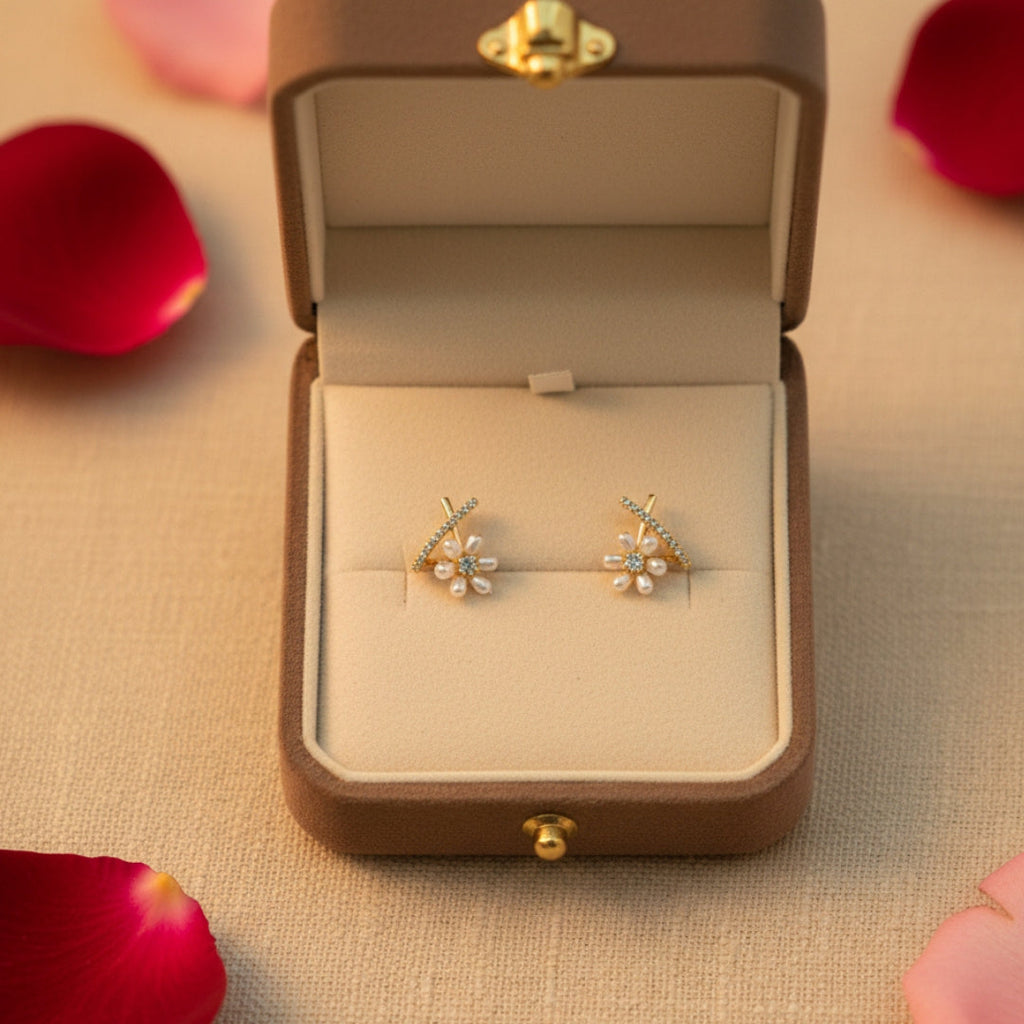 Pearl Bloom Studs
