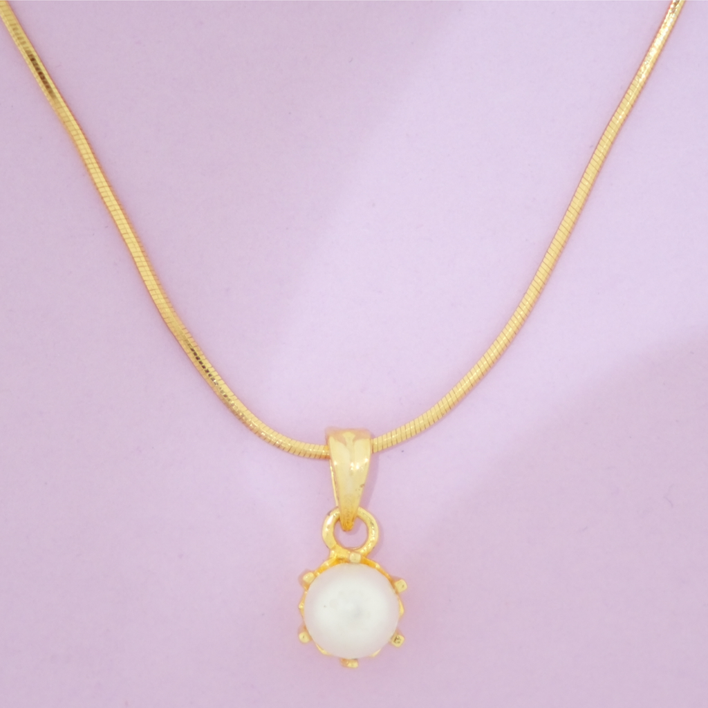 Luna Pearl Drop Pendant