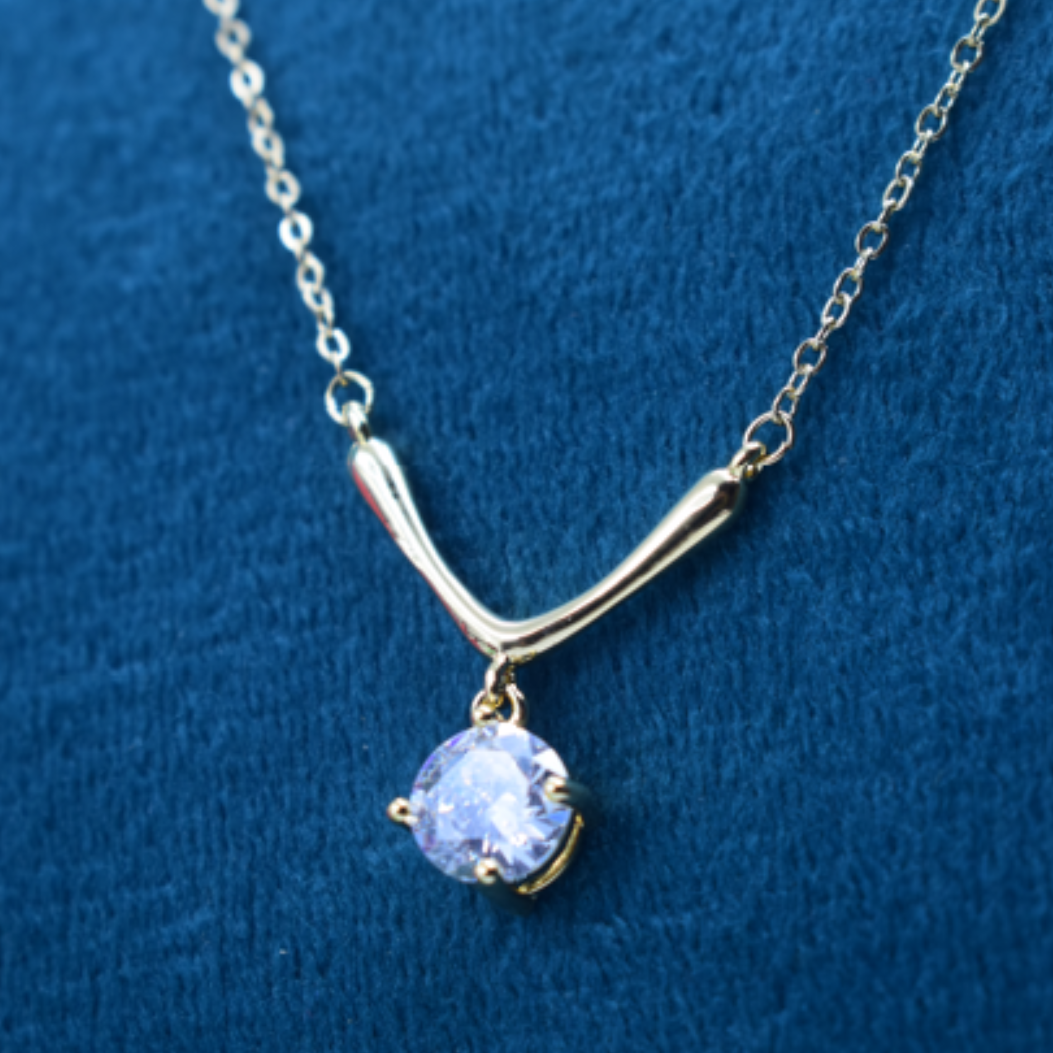 Golden Solace Drop Pendant