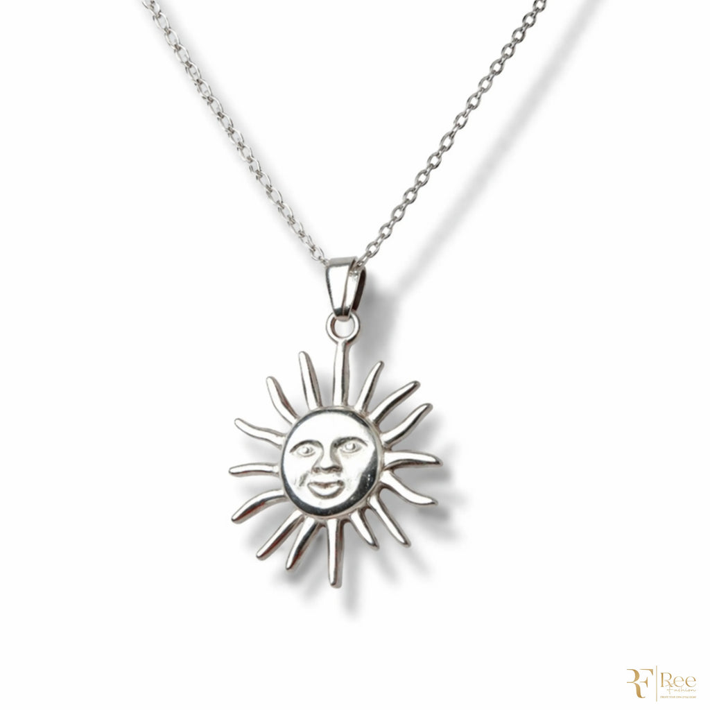 Gold Celestial Sun Pendant