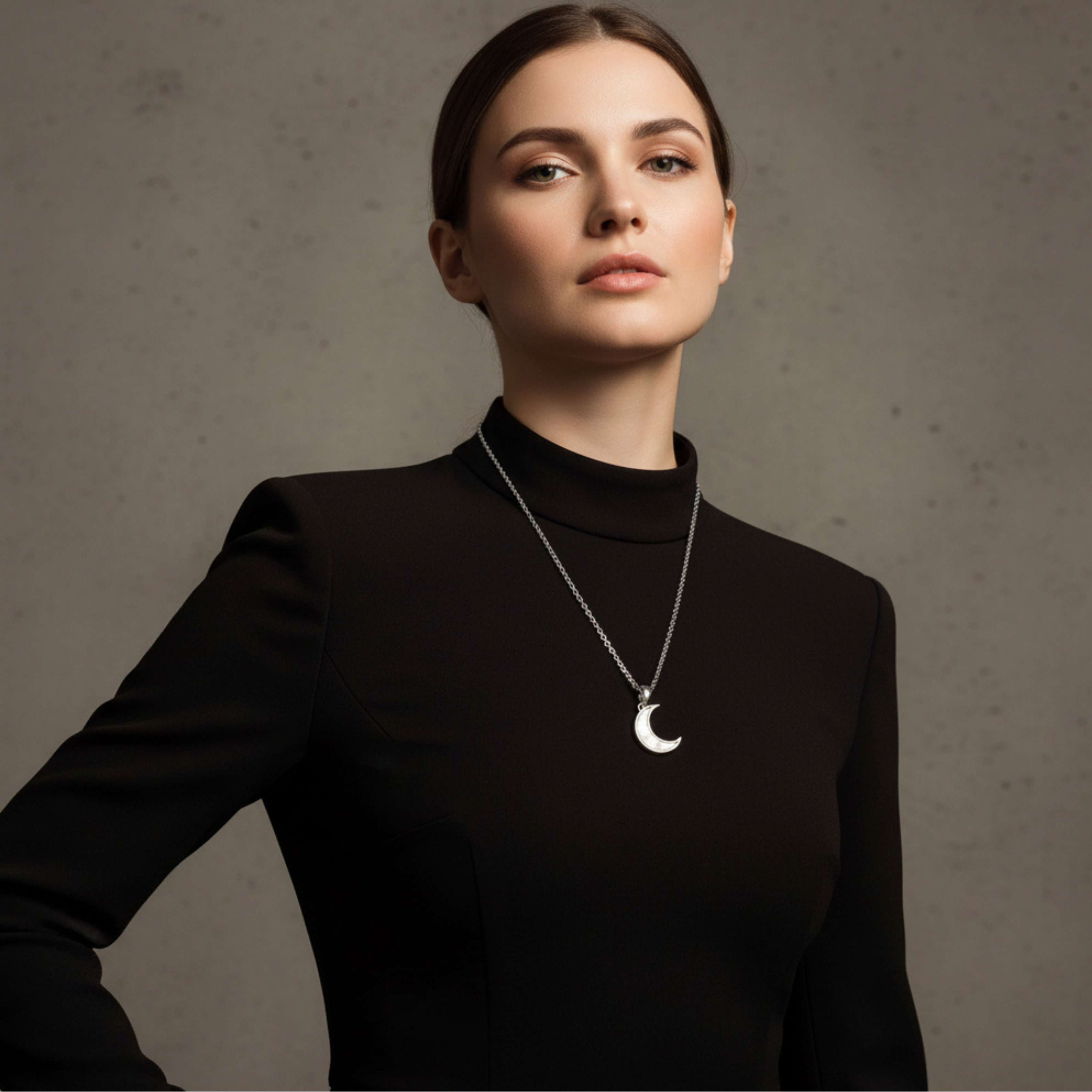 Luna Crescent Moon Pendant