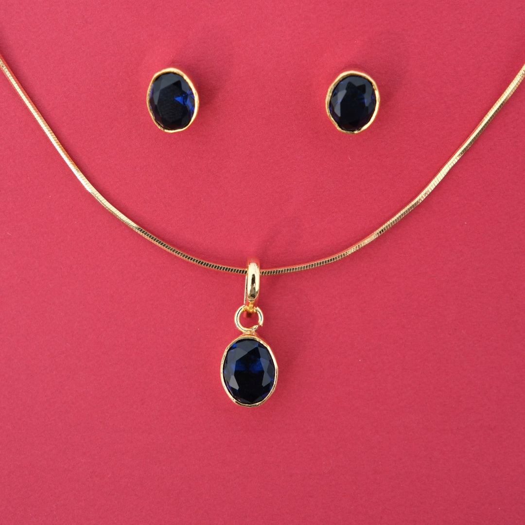 Midnight Sapphire Charm Set