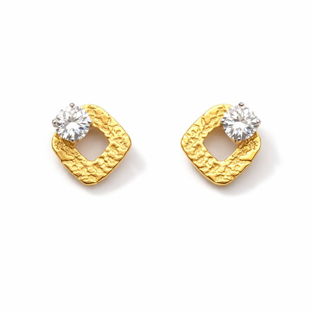 Golden Ember Studs