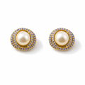 Celeste Blue Pearl Studs