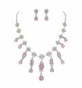 Rosé Snowfall Necklace Set