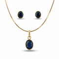 Midnight Sapphire Charm Set